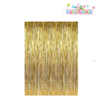 Party Fringe Foil Curtain (Gold)