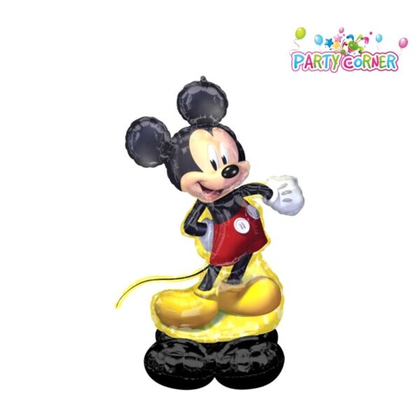 Mickey Mouse AIRLOONZ (132cm tall) Balloon-filled with normal air (not flying)