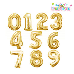 40"(102 CM) Gold - Big Number Balloons