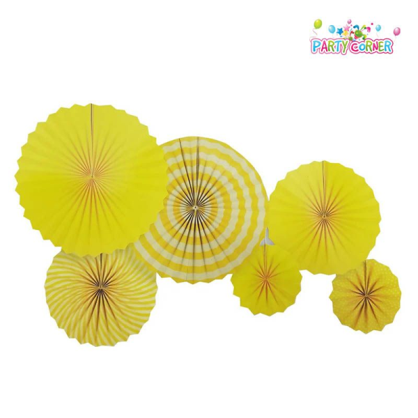 Yellow-291222-FAN DECORATION PR PAPER