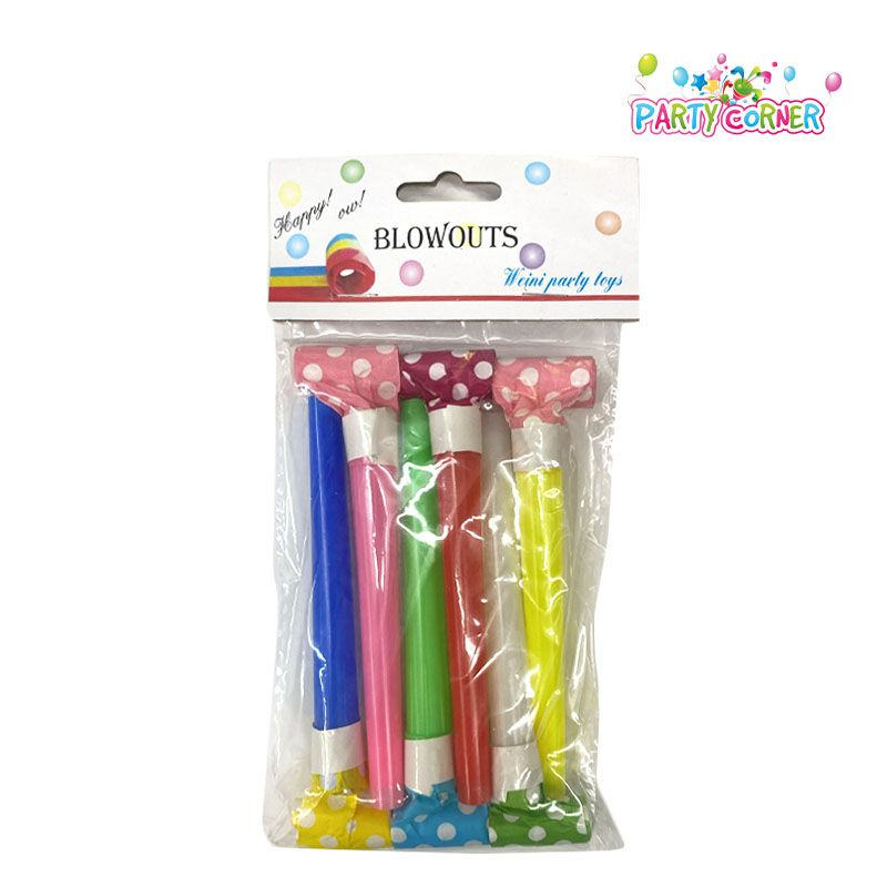 31_1 Polka Dot Party Blowouts - Assorted Colors (6-Pcs) - Image 1